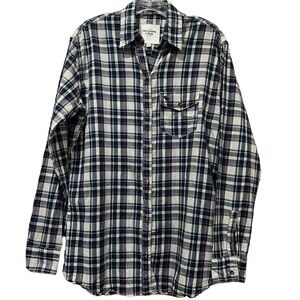 Abercrombie & Fitch Women’s Small Plaid Checker Long Sleeve Button Down Shirt G